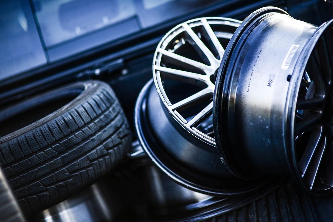Roadside tire jack and wheel repair, I-95 shoulder plug job